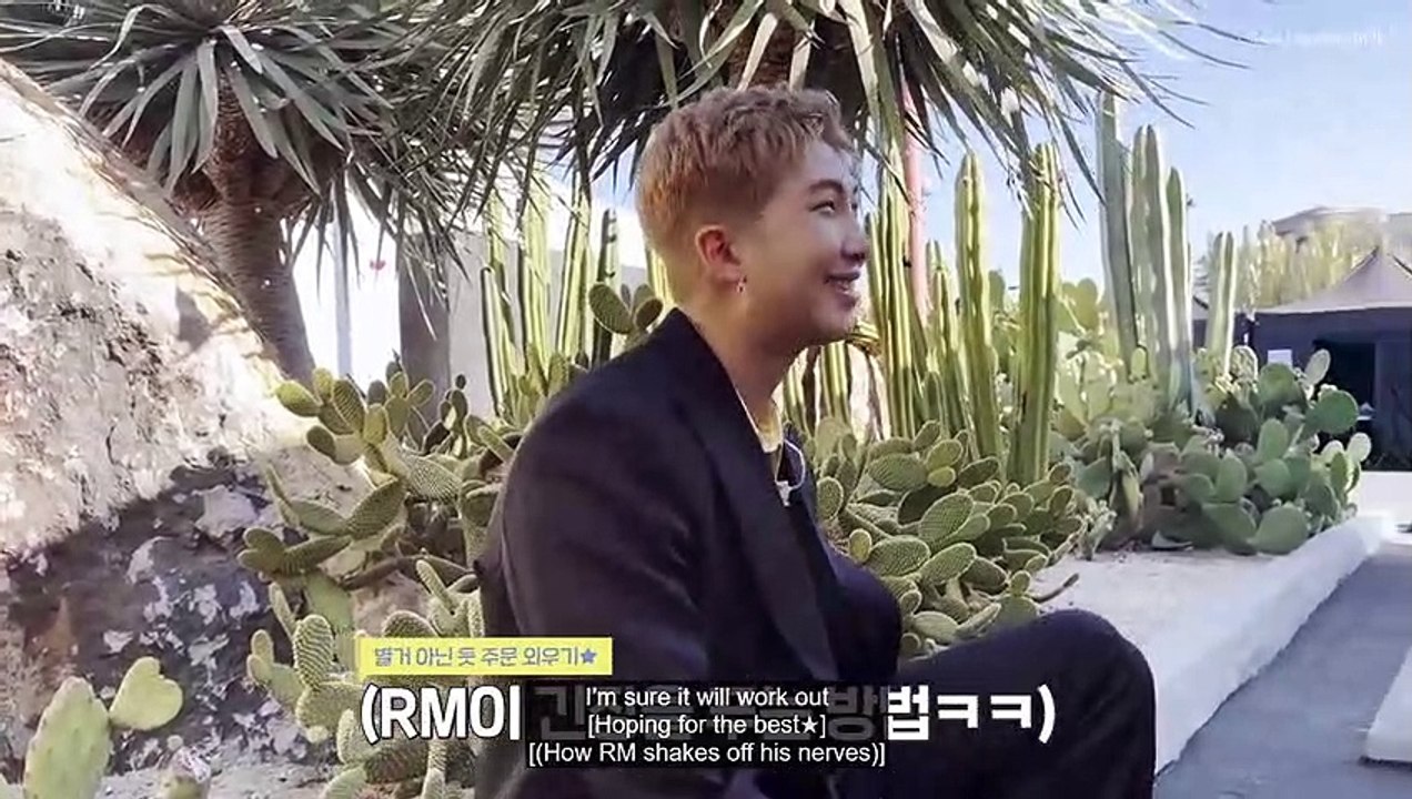 BTS at The Late Late Show with James Corden (Behind)