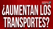 El Gobierno estudia la posibilidad de suspender el aumento en el transporte público