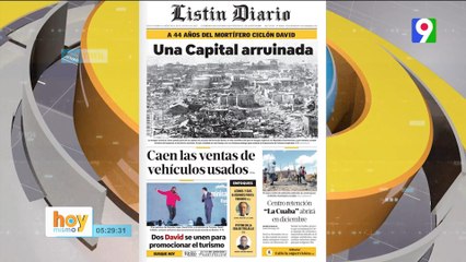 Titulares de prensa Dominicana del  miércoles 30  de agosto  | Hoy Mismo