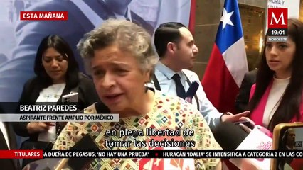 Beatriz Paredes y su postura respetuosa ante la postulación presidencial del Frente Amplio por México