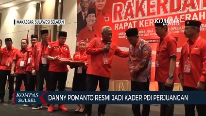 Danny Pomanto Resmi Jadi Kader PDI-Perjuangan
