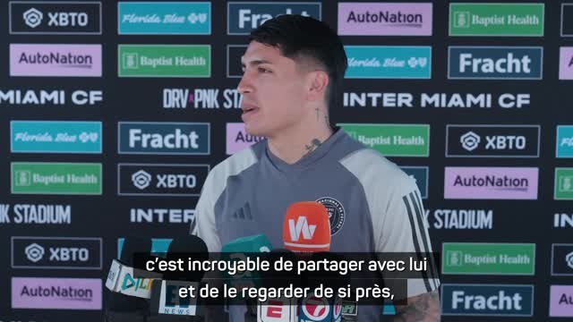 Inter Miami - Farias : Incroyable de partager avec Messi et de le regarder de si près