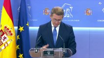 Feijóo constata que Sánchez prefiere negociar con los independentistas a pactar con el PP