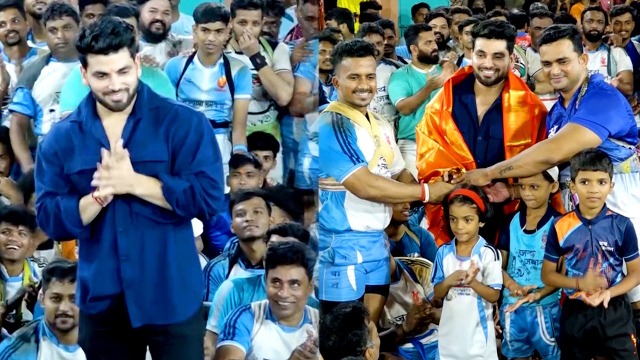 Shiv Thakare Visits Dahi Handi Practice In Mumbai