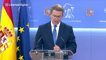 Feijóo dice "constatar" que Sánchez "prefiere pactar con independentistas"