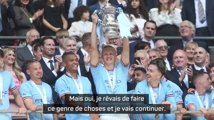 Man. City - Haaland : "Je rêvais de faire ce genre de choses et je vais continuer"