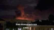 Drones atacam aeroporto russo