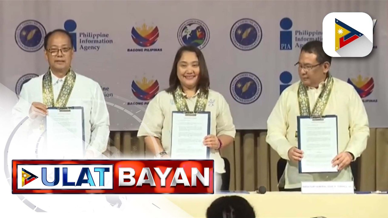 OPAPRU, PCO, at PIA, lumagda ng kasunduan para paigtingin ang kampanya laban sa insurgency sa bansa