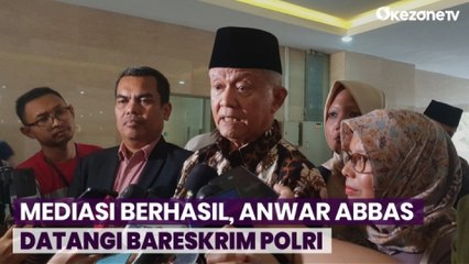 Mediasi Berhasil, Anwar Abbas Datangi Gedung Bareskrim Polri
