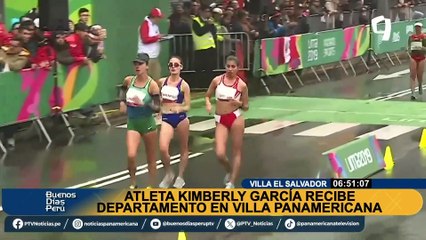 Atleta Kimberly García tras recibir departamento: “Mi meta era 1 medalla y ya llevo 3”