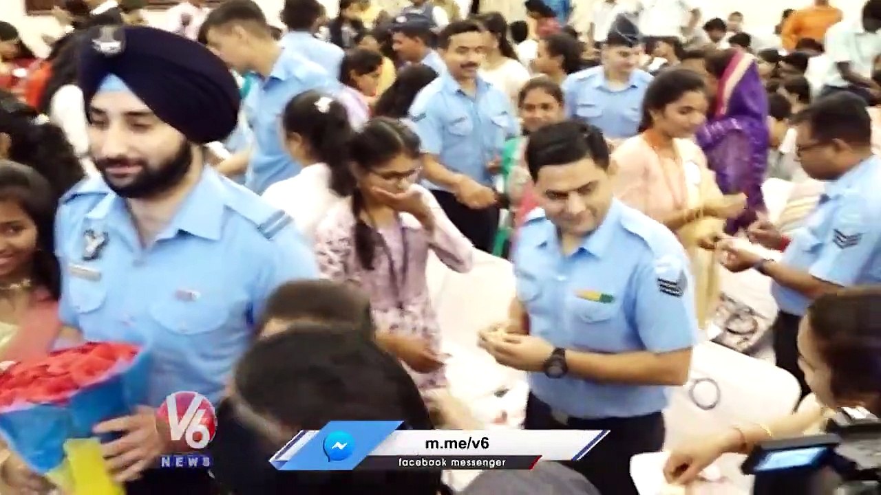 Indian Army Celebrates Rakhi Festival _ V6 News (2)