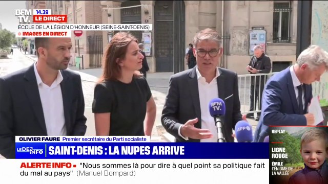 Olivier Faure (PS): Le risque est qu'on tienne la chandelle lors d'un dîner qui serait en réalité un date avec Éric Ciotti lors de la réunion avec Emmanuel Macron