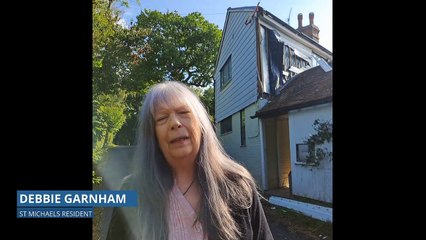 Tenterden home damaged by power cable