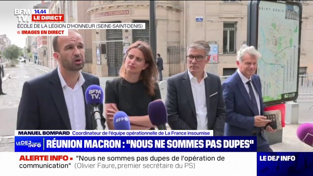 Manuel Bompard (LFI): Soit Emmanuel Macron nous entend et très bien, soit c'est un énième exercice de communication et dans ce cas ça ne débouchera sur rien