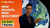 10 Day Trend 30/08/2023 – Ex-hurricane Franklin moves the jet – Met Office weekly weather forecast UK