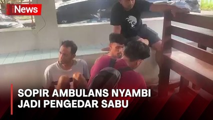 Nyambi jadi Pengedar Sabu Sopir Ambulans Ditangkap di Padang, 15 Paket Siap Edar Disita