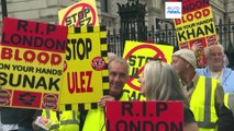 Protestas por la ampliación de la zona de aire limpio ULEZ a las afueras de Londres