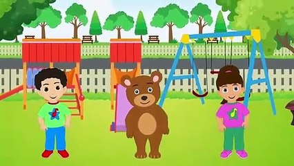 Teddy Bear Teddy Bear Turn Around Song - English Nursery Rhymes for Kids Children _ Super Crazy Kids