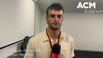 WDFNL awards: Esam medallist John Paulin