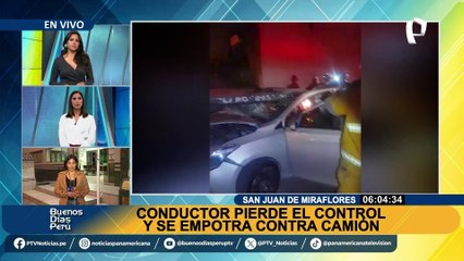 Policía impacta contra mototaxi y muere pasajero en Puente Piedra
