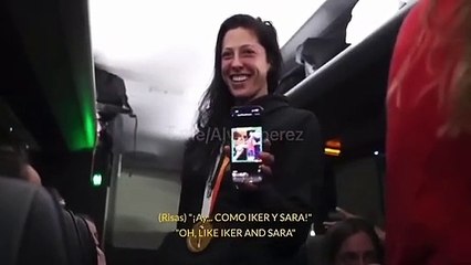 "Como Iker y Sara": el video que la muestra a Jenni Hermoso bromeando sobre el beso de Rubiales