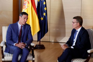 Acaba la reunión entre Sánchez y Feijóo: PSOE rechaza la propuesta hecha por PP