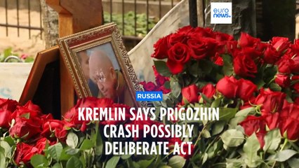 Kremlin says Wagner boss Prigozhin's deadly plane crash might have been 'deliberate'