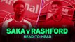 Saka v Rashford: England stars go head-to-head