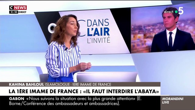 Kahina Bahloul, première femme Imame de France demande l'interdiction de l'abaya à l'école : Il s’agit d’une atteinte à la laïcité. C’est pour moi le signe d’un endoctrinement !