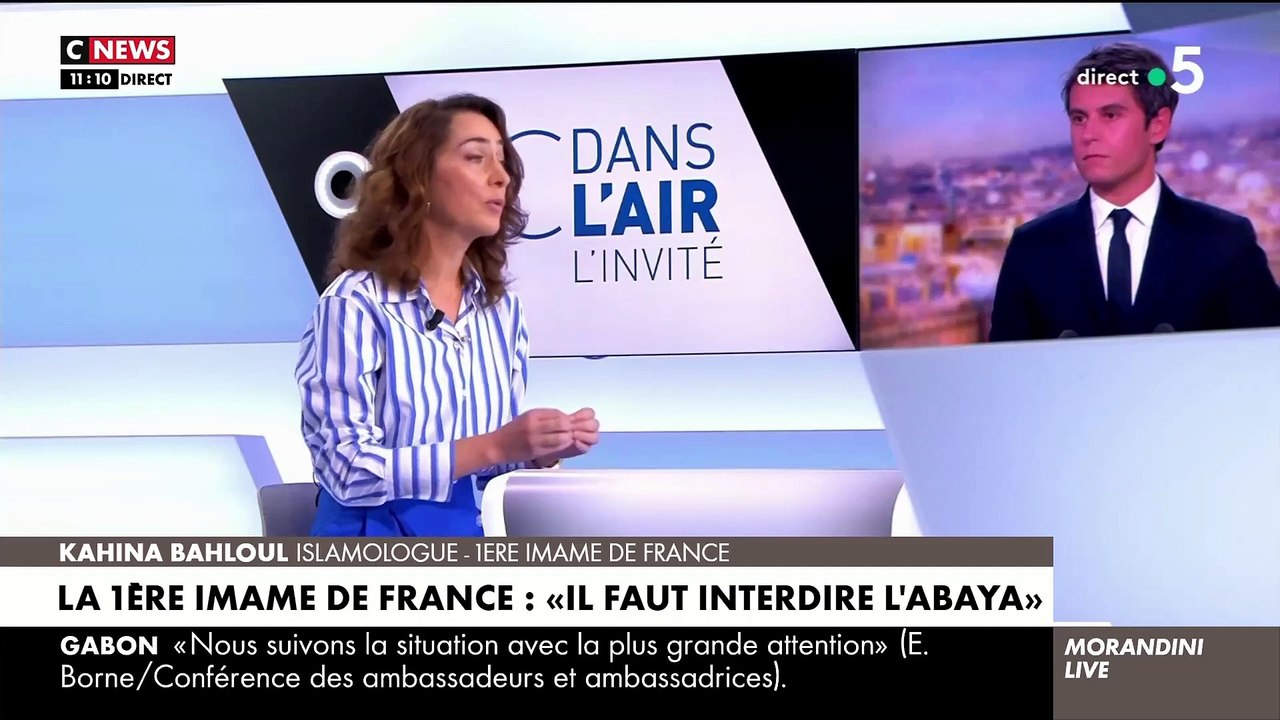 Kahina Bahloul, première femme Imame de France demande l'interdiction de l'abaya à l'école : "Il s’agit d’une atteinte à la laïcité. C’est pour moi le signe d’un endoctrinement !"
