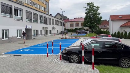 Bochnia - parking przed szpitalem