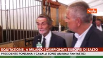 Europei equitazione a Milano, Fontana: Cavalli sono animali eccezionali