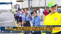 Santa Rosa de Lima: más de 600 scouts dirigen hoy el tránsito en homenaje a la patrona de la PNP