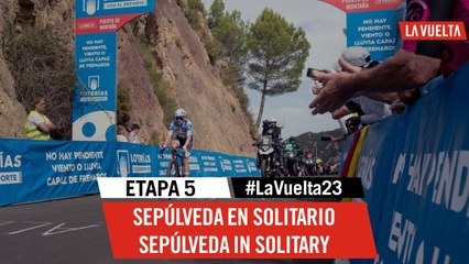 Sepulveda launches an attack and goes solo  - Stage 5 - La Vuelta 2023