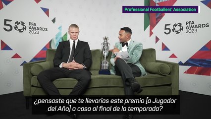 Haaland, mejor jugador de la Premier League