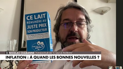 Nicolas Chabanne : «Il faut absolument que ça baisse»