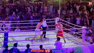 Muhammad Asim Zaman knocked out Aimal Khan