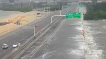 Florida highway partially submerged as Hurricane Idalia makes landfall