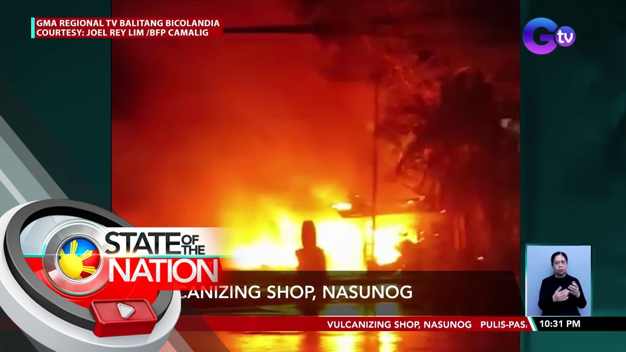 Vulcanizing shop, nasunog | SONA