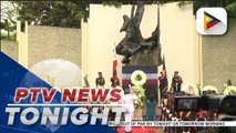 First Lady Liza Araneta-Marcos attends the commemoration of the 127th anniversary of Pinaglabanan Day in San Juan City