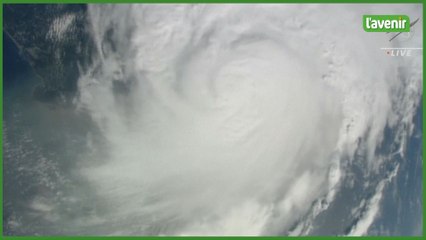 Images satellites de l'ouragan Idalia vu depuis la Station spatiale internationale