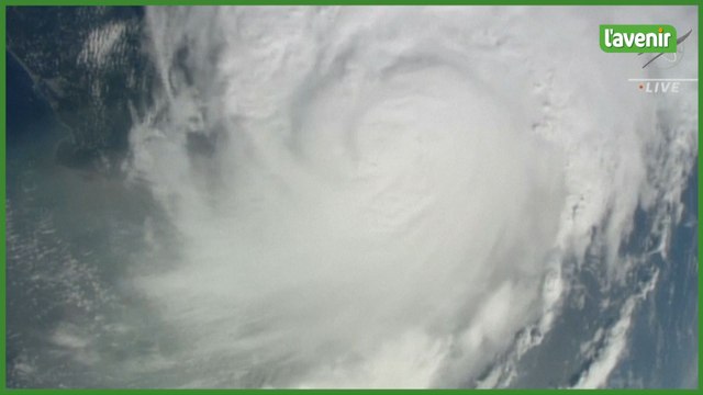 Images satellites de l'ouragan Idalia vu depuis la Station spatiale internationale