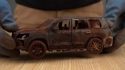 Restoration Lexus Lx570 SUV to Luxury Gold Car