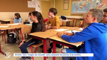 ECOLE / Des "stages de réussite" pour préparer les jeunes à la rentrée