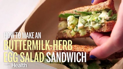 How to Make A Buttermilk-Herb Egg Salad Sandwich