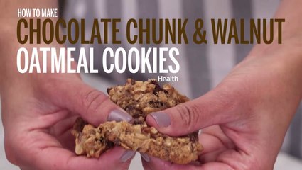 How to Make Chocolate Chunk and Walnut Oatmeal Cookies