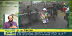Movimientos populares en Perú condenan masacres y daños ambientales por el gobierno