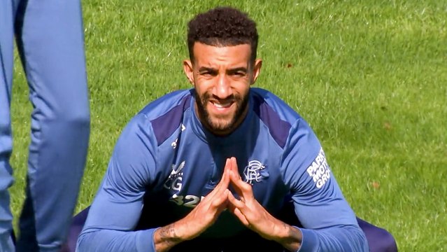 Rangers train ahead of Champions League play-off against PSV Eindhoven