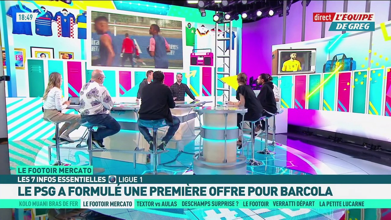 Première offre du PSG pour Bradley Barcola (OL) - Foot - Transferts - L1