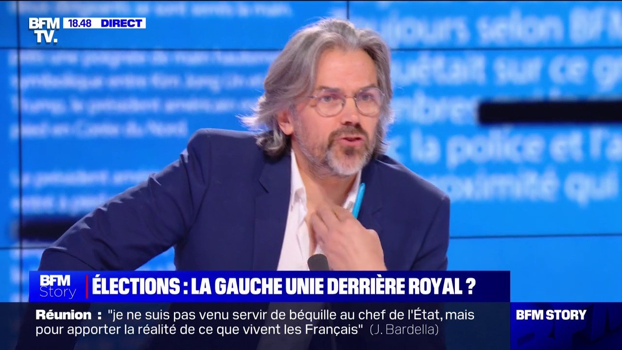 Aymeric Caron (LFI): "On était ravi que Ségolène Royal soutienne Jean-Luc Mélenchon à la présidentielle mais de là à en faire une tête de liste aux européennes"